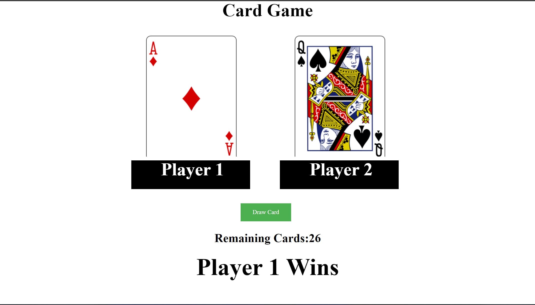 How I Build Card Game using API and Local Storage