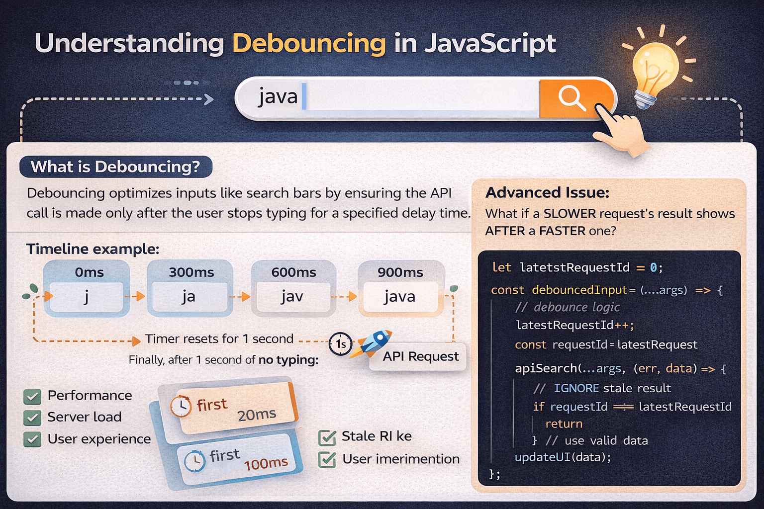 Understanding Debounce in JavaScript (With a Real Search Example)